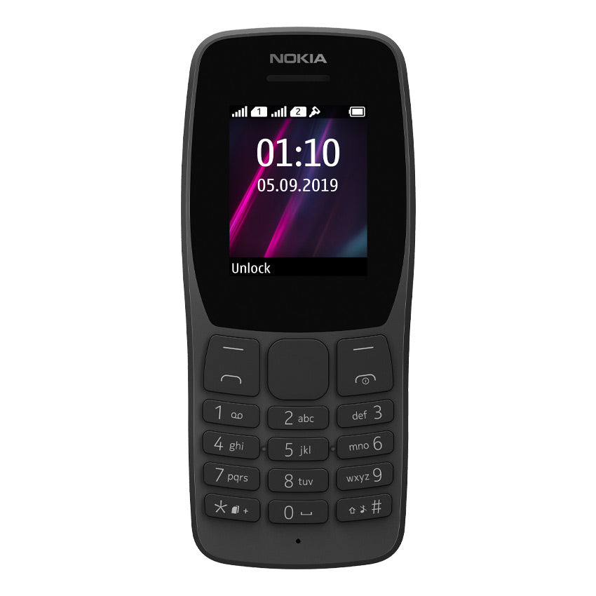 Nokia 110 Black Front
